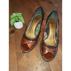 Kenzie Leather Loafer Heels **
